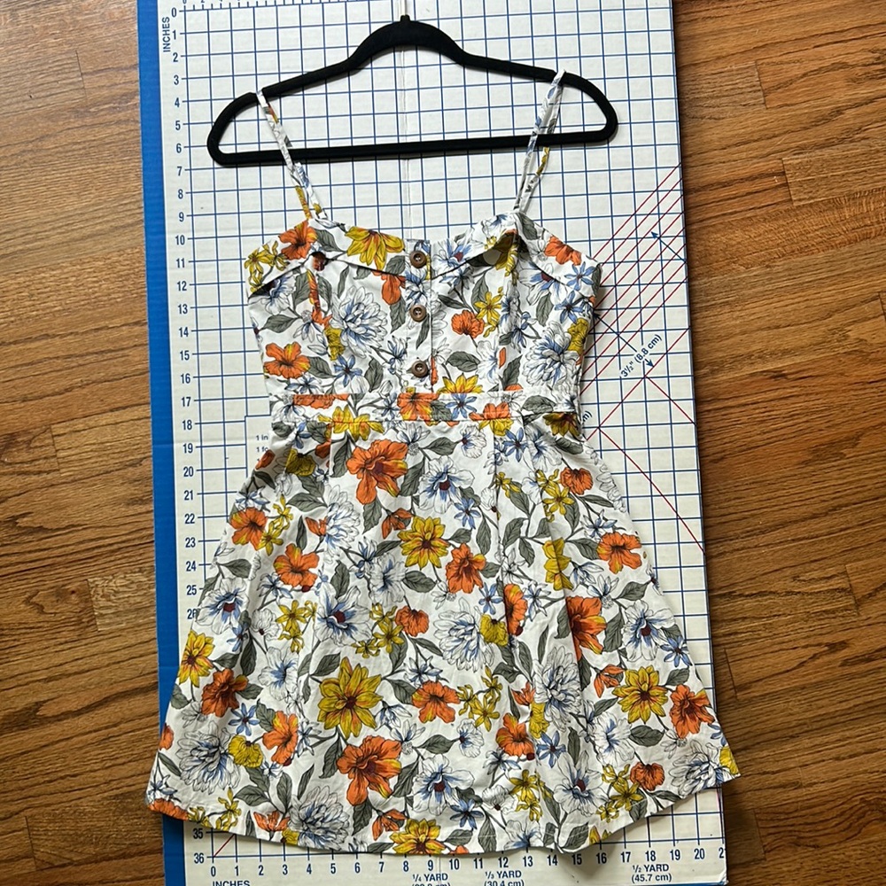 Beautiful floral sundress with adjustable straps